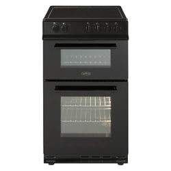 Belling FS50EDOFC Freestanding Electric Cooker, Black Black